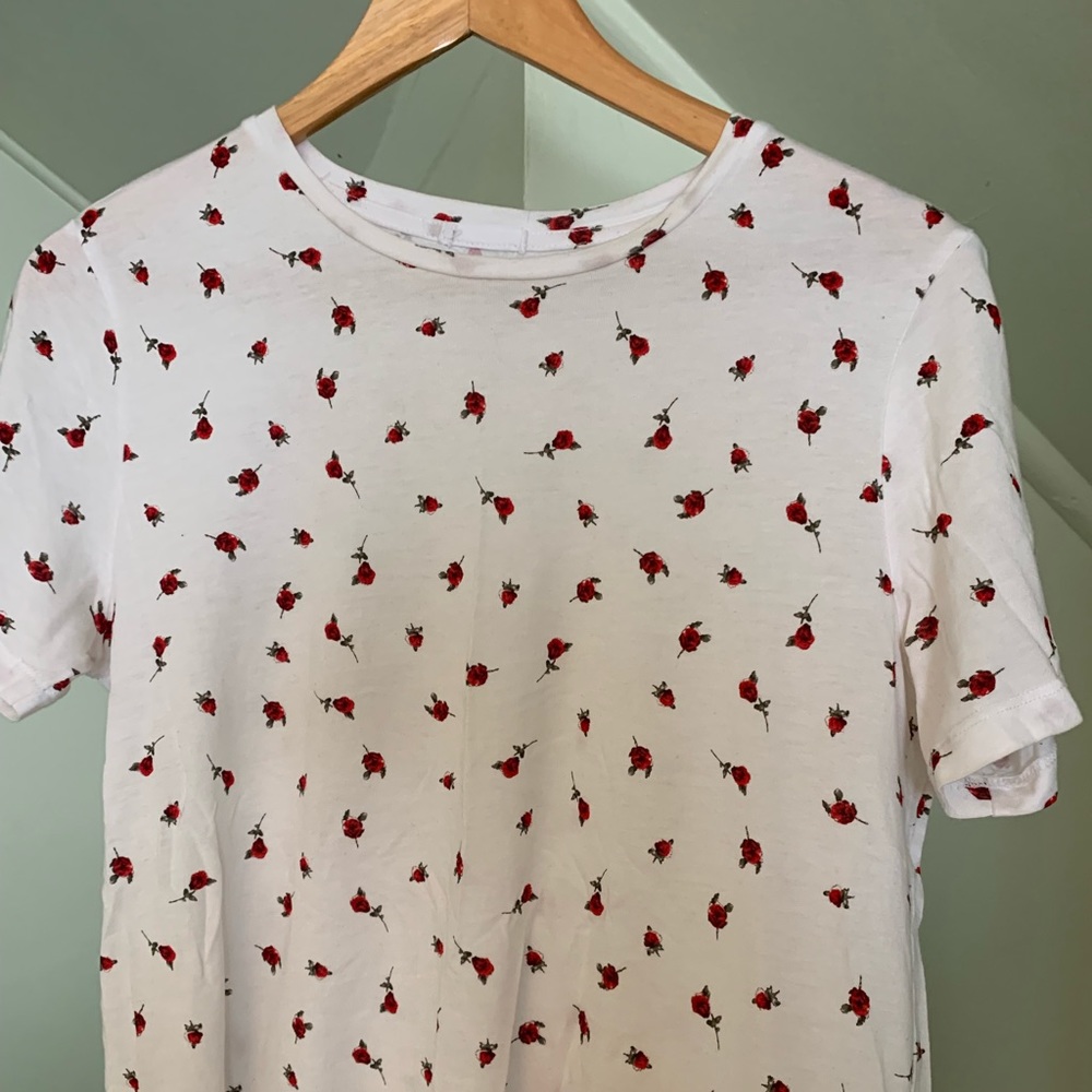Oversized Rose Tee